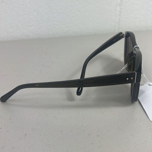 Rent the runway designer Linda FarrowTransparent Green Sunglasses trendy - Picture 4 of 4